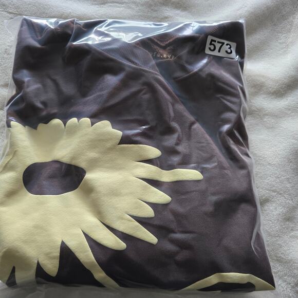 Cactus Plant Flea Market Being Awareness Bliss Sweatshirt Brown Sz S Made in USA - Picture 11 of 11